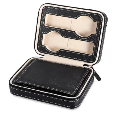 Curren PU Leather 4 Grids Watch Box - CUR WB1001