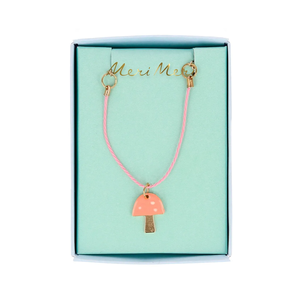 Enamel Mushroom Necklace