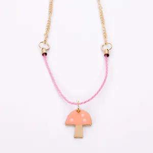Enamel Mushroom Necklace