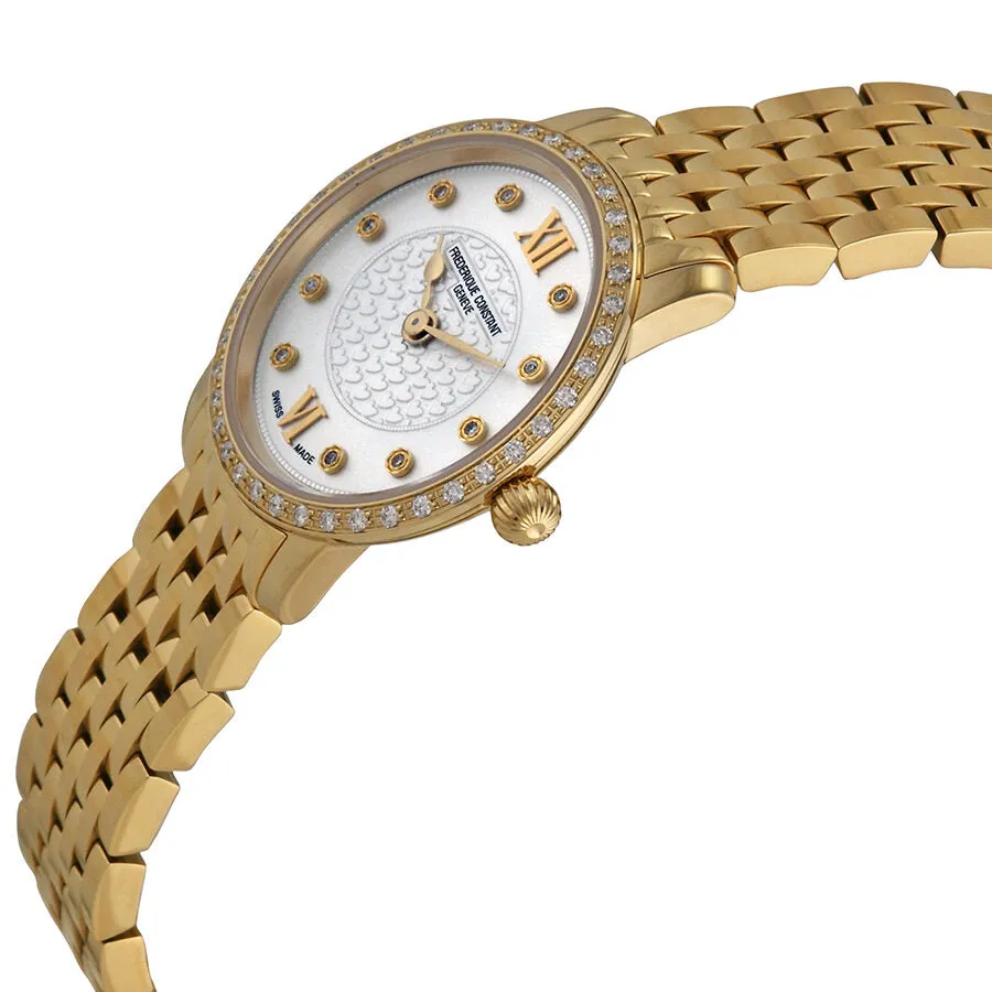 Frederique Constant SlimLine other of Pearl Dial Ladies Watch FC-200WHDSD5B