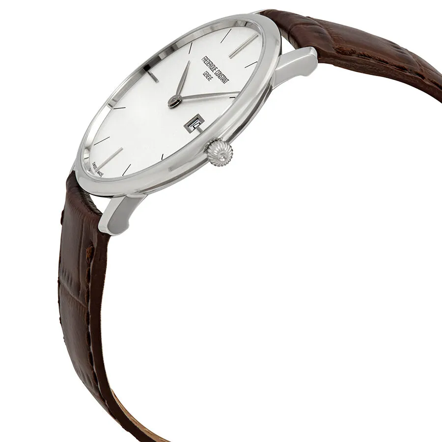 Frederique Constant Slimline White Dial Men's Watch FC-220BRS5S6