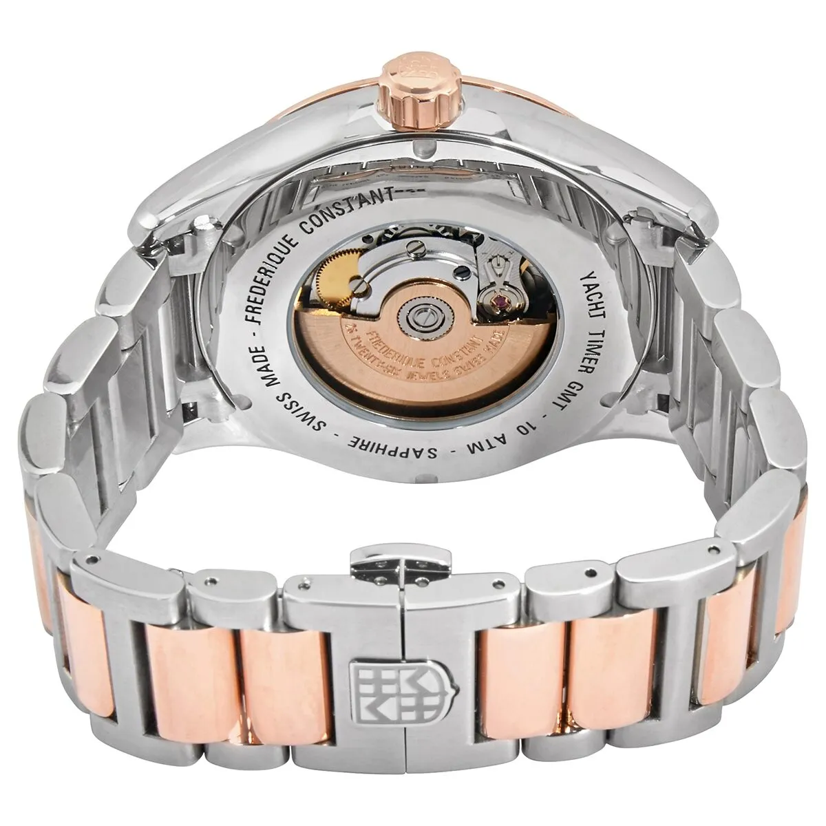 Frederique Constant Yacht Timer GMT Automatic Grey Dial Men's Watch FC-350GT4H2B
