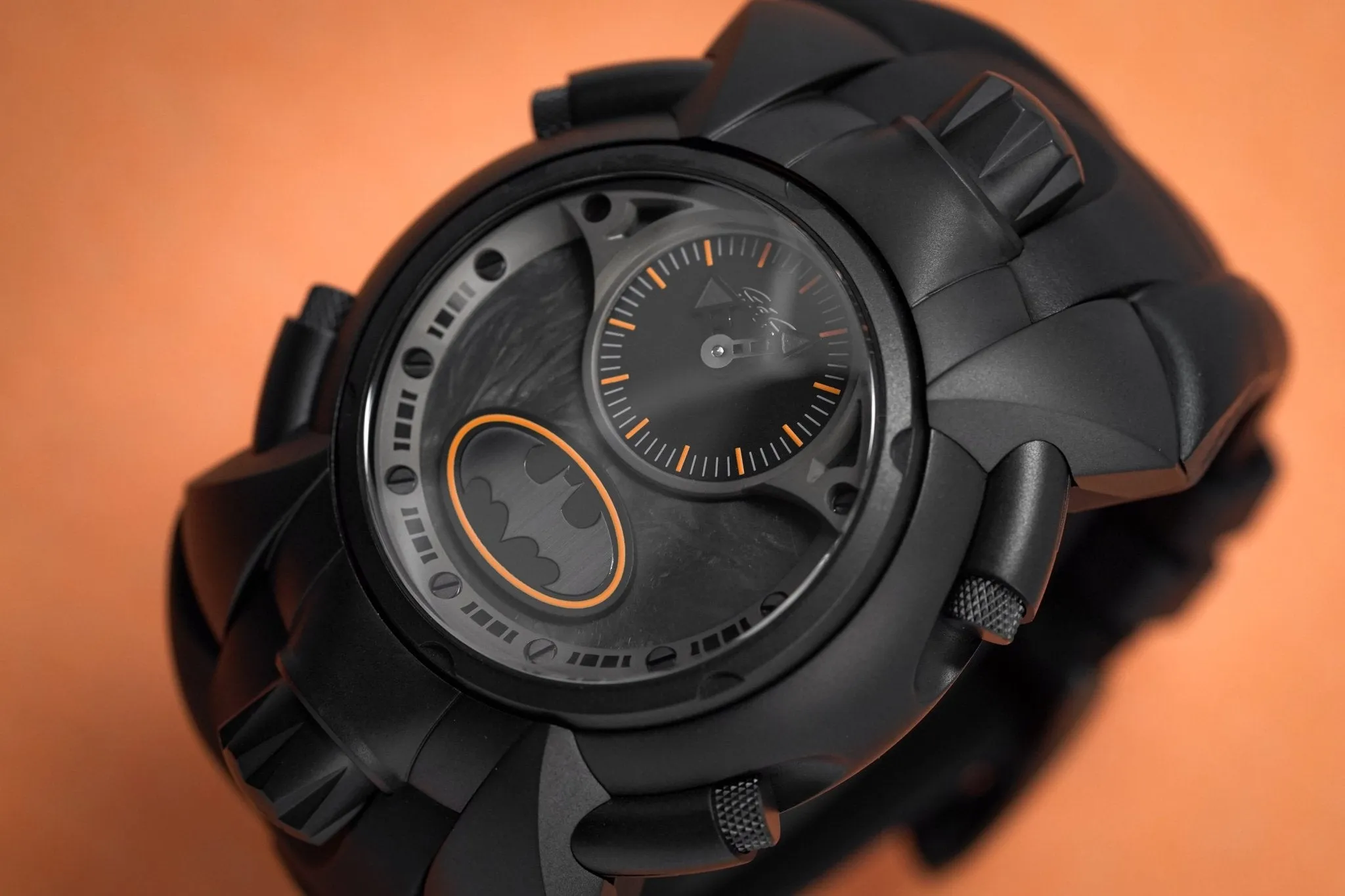 GaGa Milano Reversible Watch Batman Limited Edition of 30 Orange