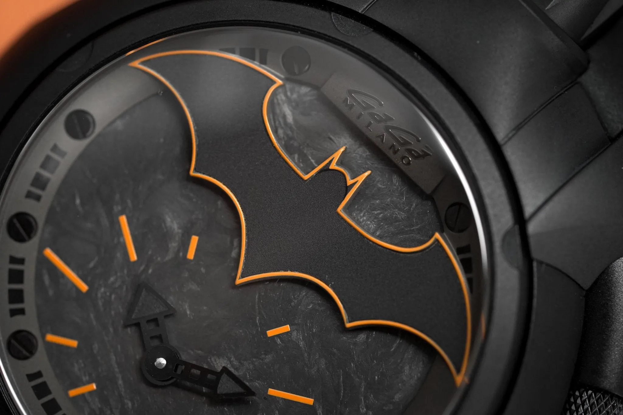 GaGa Milano Reversible Watch Batman Limited Edition of 30 Orange