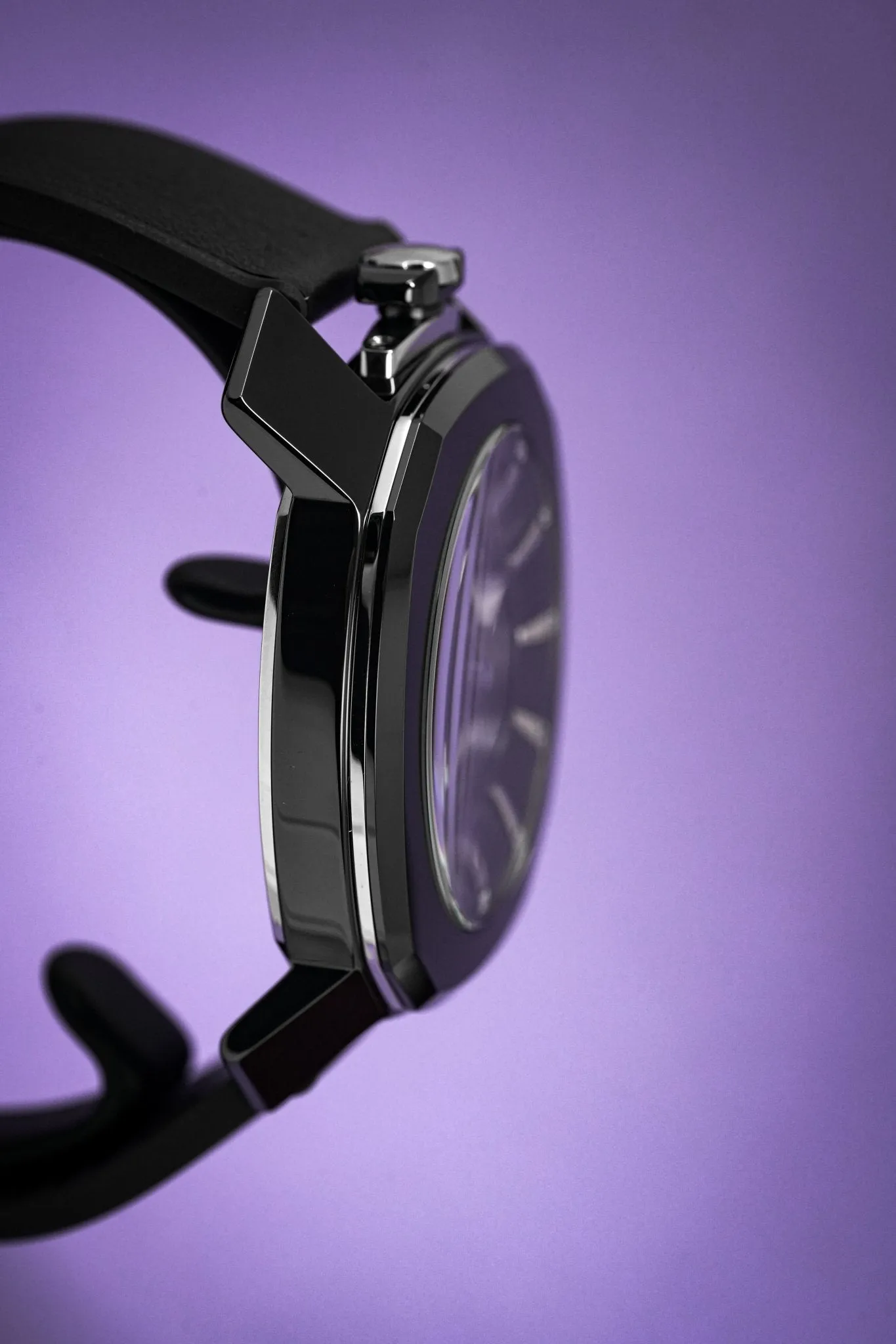 Gaga Milano Watch Frame_One Black Ceramic 7252.01