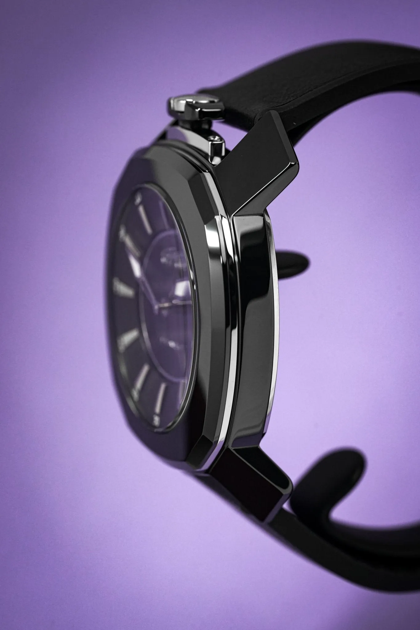 Gaga Milano Watch Frame_One Black Ceramic 7252.01