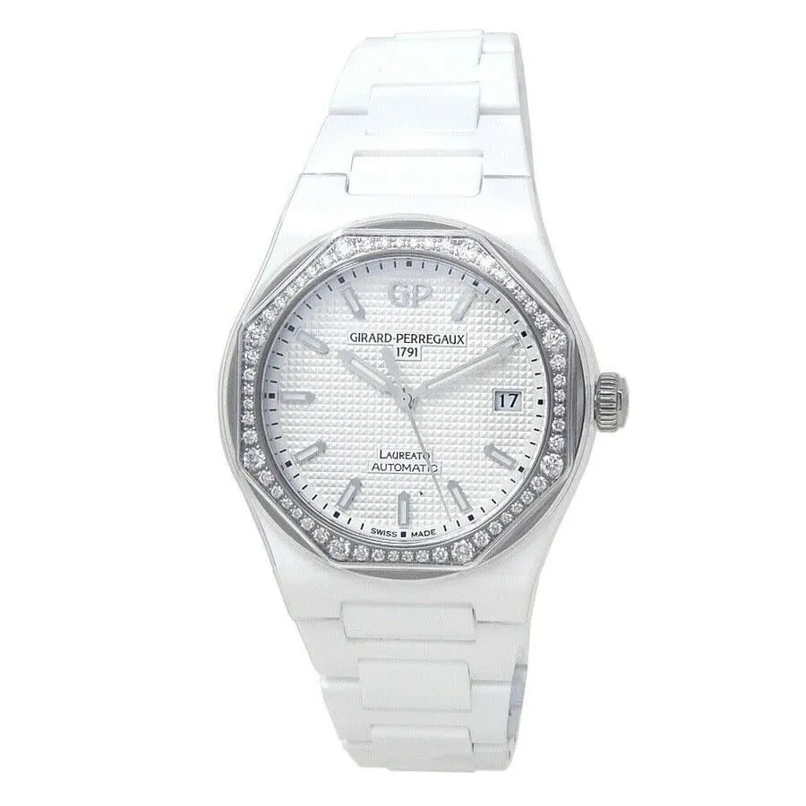 Girard Perregaux Laureato Automatic Diamond White Dial Ladies Watch 81005D82A732-32A