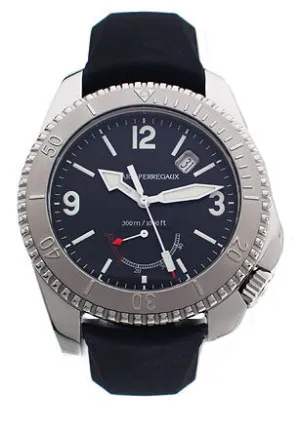 Girard Perregaux Seahawk II Stainless Steel Black Rubber Men's Watch 49900-0-11-6146