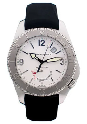 Girard Perregaux Seahawk II Stainless Steel Black Rubber Men's Watch 49900-0-11-7147