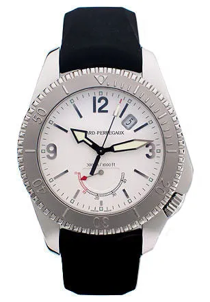 Girard Perregaux Seahawk II Stainless Steel Black Rubber Men's Watch 49900-0-11-7147