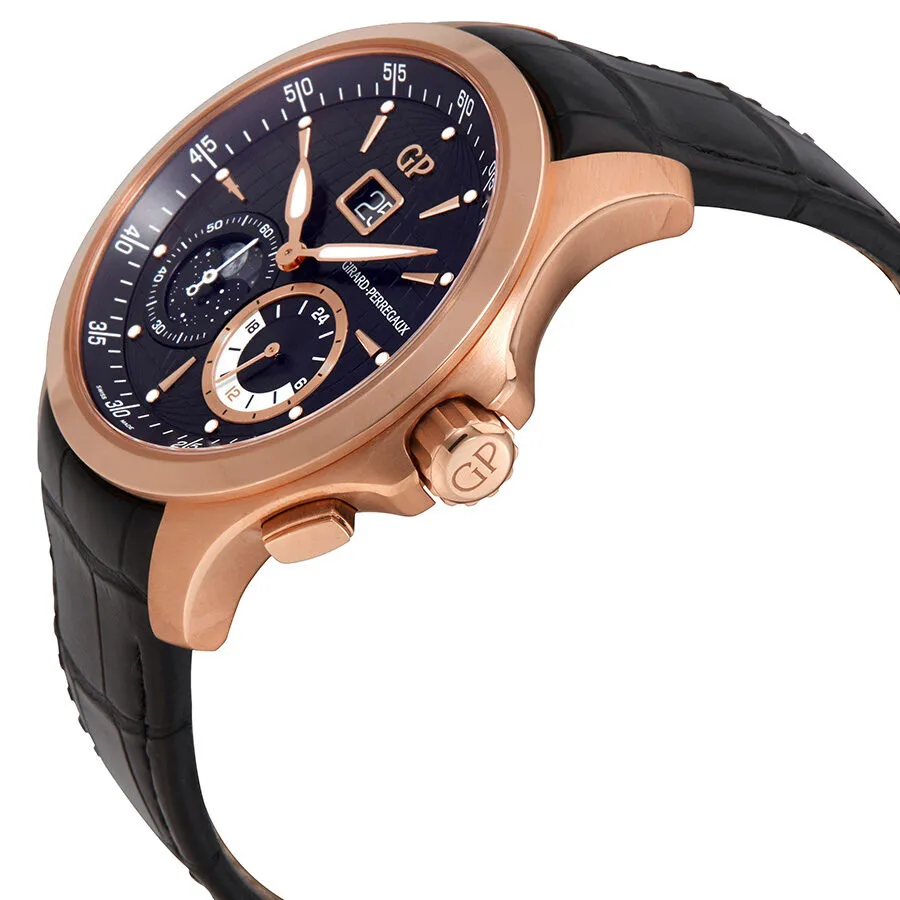 Girard Perregaux Traveller Large Date Moonphase GMT Automatic Men's Watch 49655-52-631-BB6A