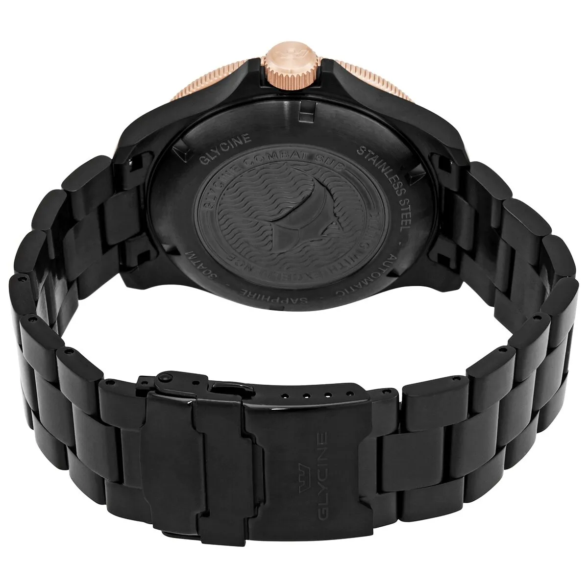 Glycine Combat Sub 46 Automatic Black Dial Men's Watch GL0276