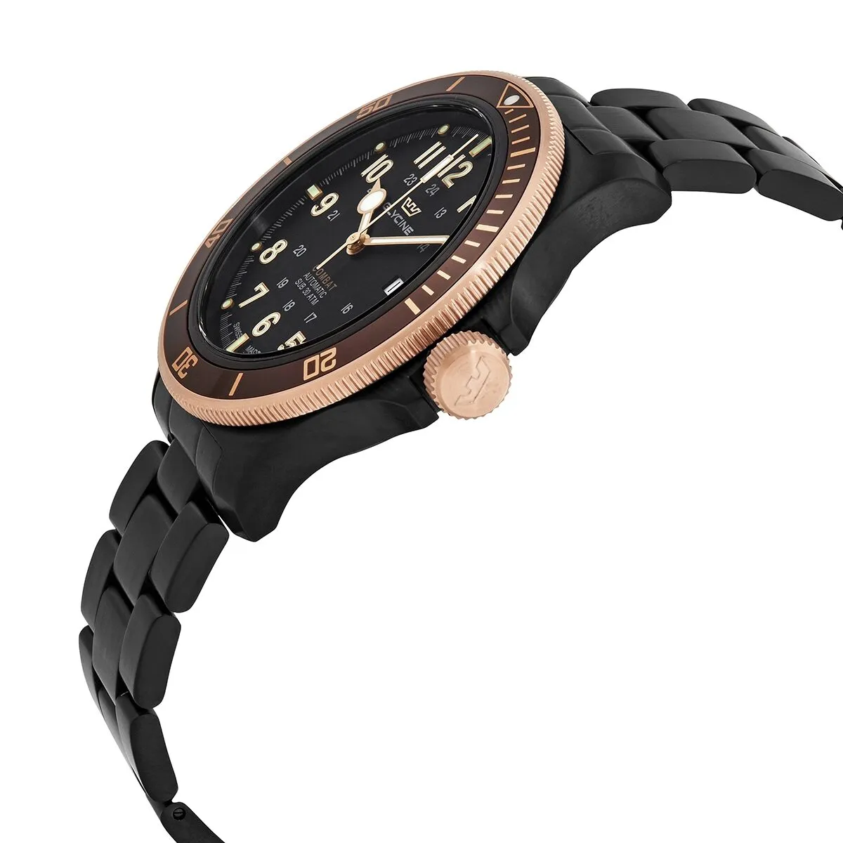 Glycine Combat Sub 46 Automatic Black Dial Men's Watch GL0276