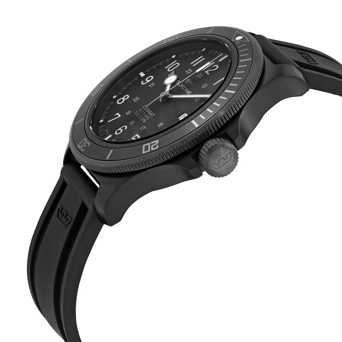 Glycine Combat Sub 46 Automatic Black Dial Men's Watch GL0288