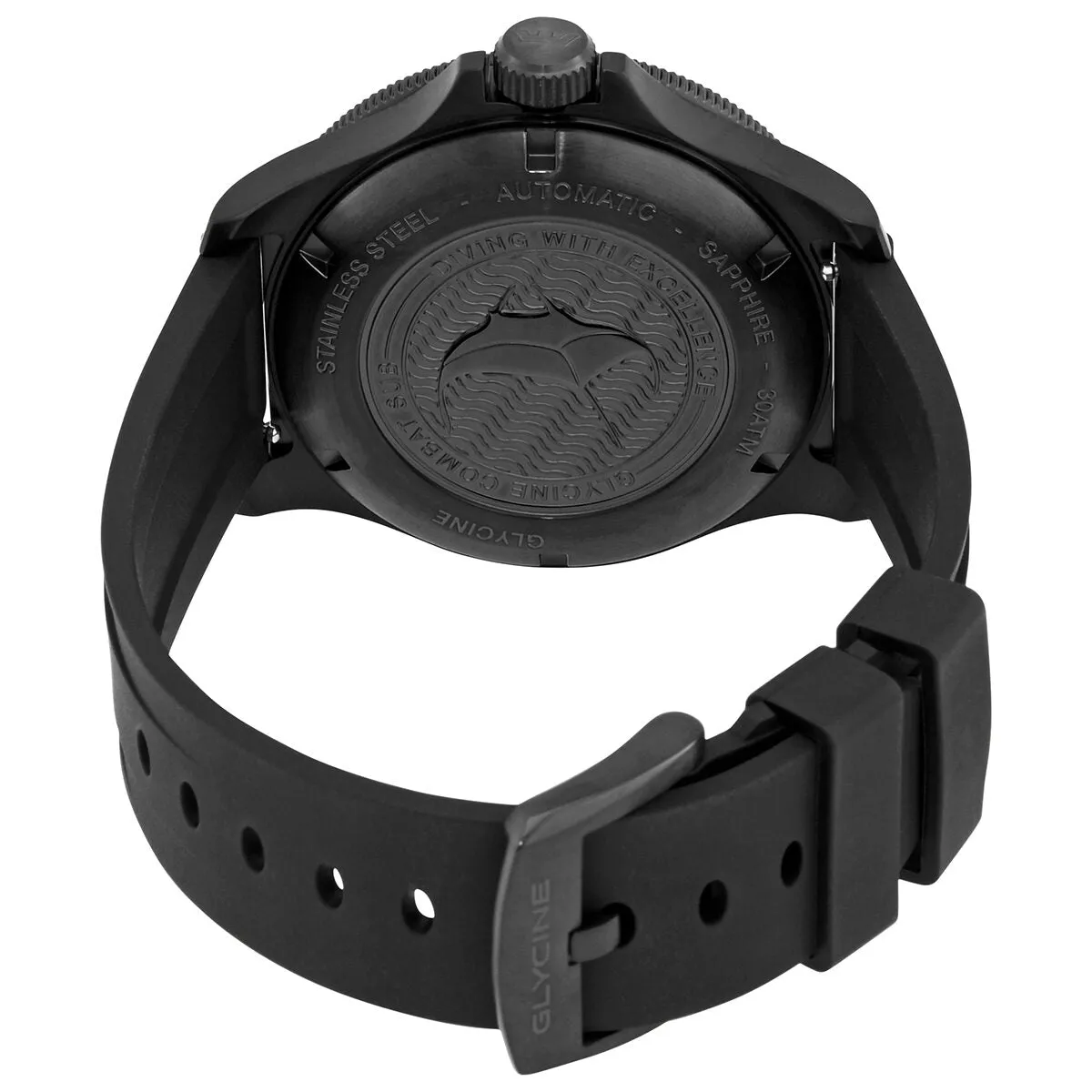 Glycine Combat Sub 46 Automatic Black Dial Men's Watch GL0288