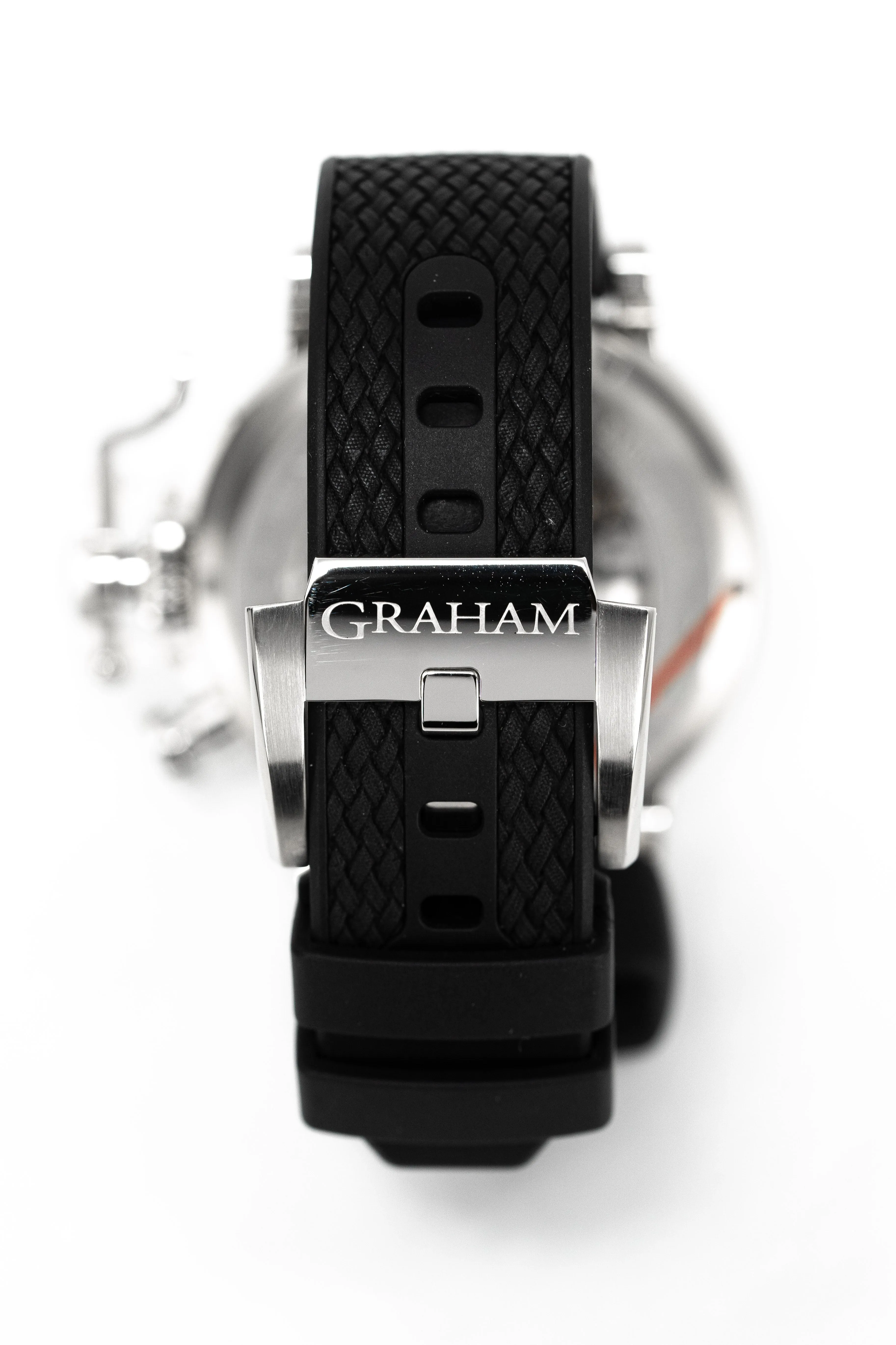 Graham Chronofighter Grand Vintage Arabic Numerals Black Rubber 2CVDS.B29A
