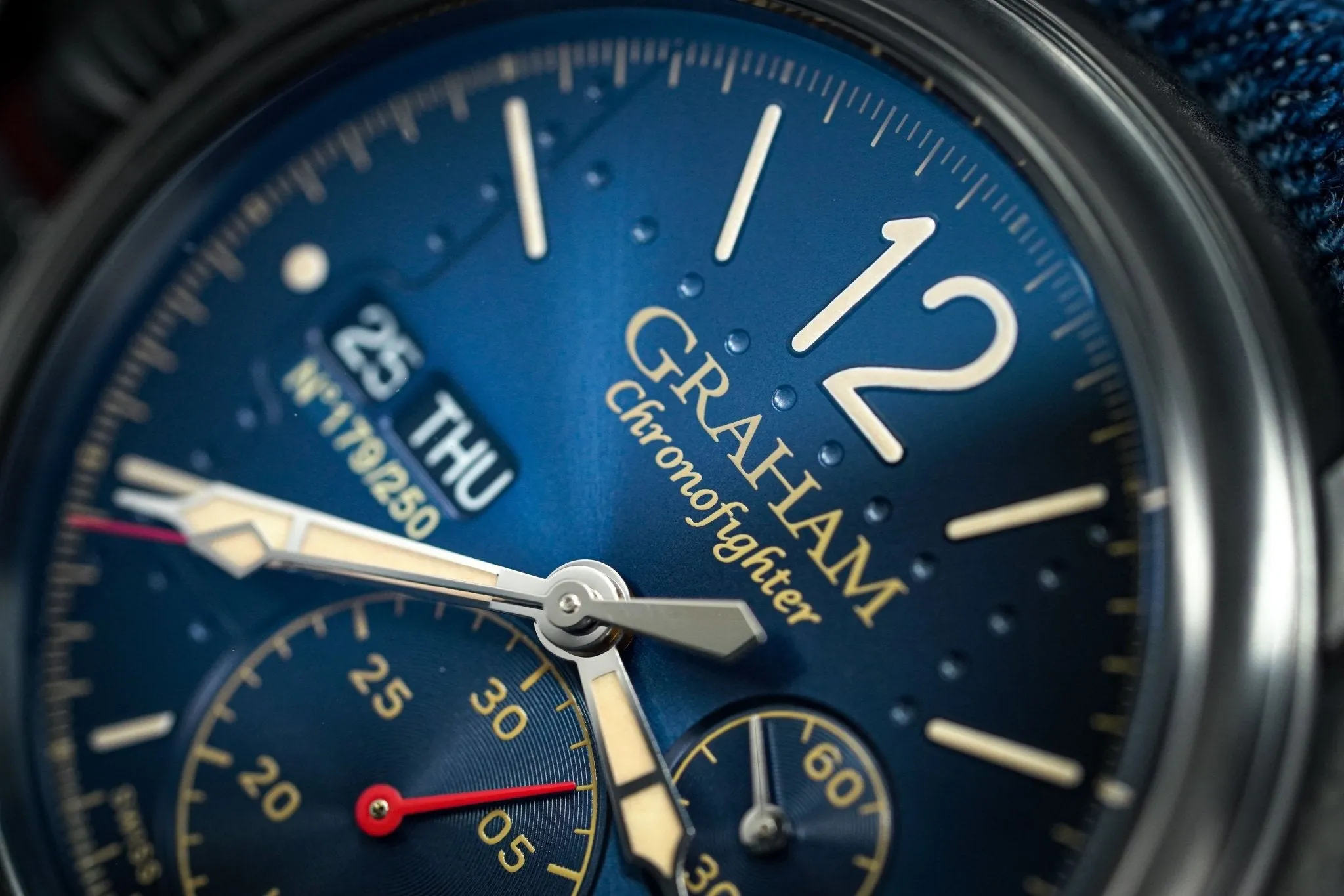 Graham Chronofighter Vintage Aircraft Blue