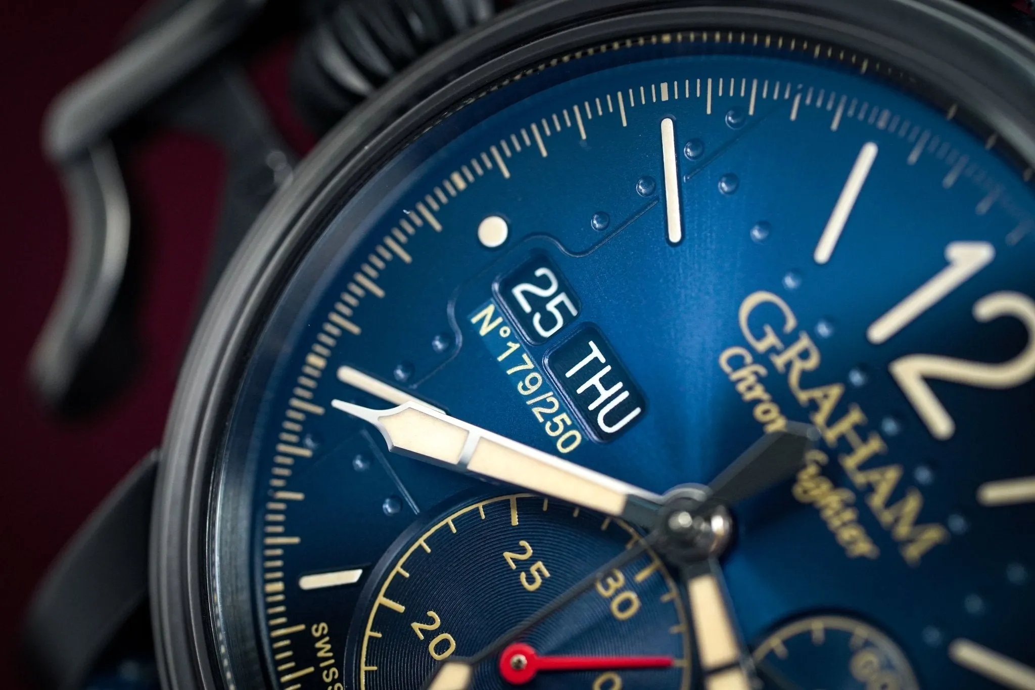 Graham Chronofighter Vintage Aircraft Blue