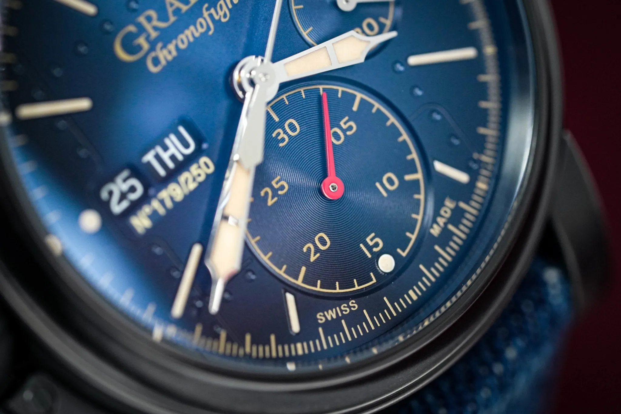 Graham Chronofighter Vintage Aircraft Blue