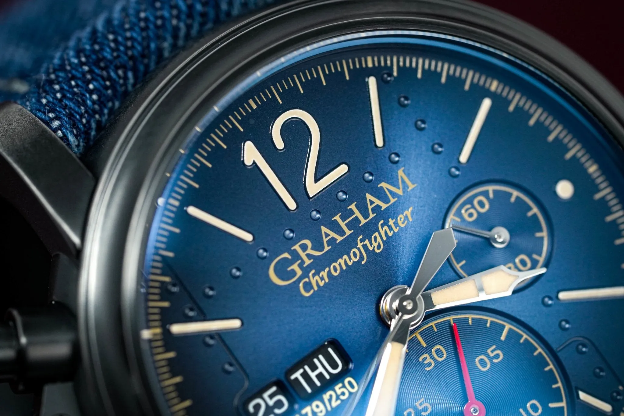 Graham Chronofighter Vintage Aircraft Blue