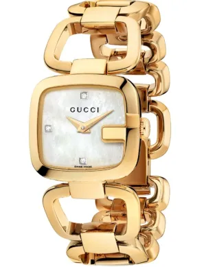 Gucci Watch G Ladies 24mm Yellow Gold YA125513