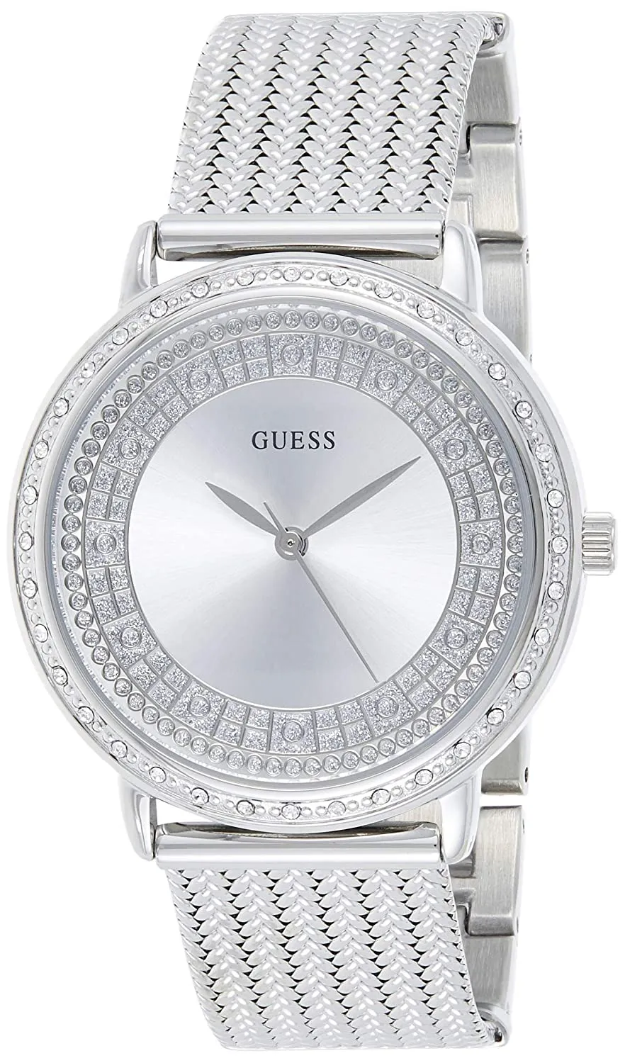 Guess Analog Silver Dial Women's Watch W0836L2