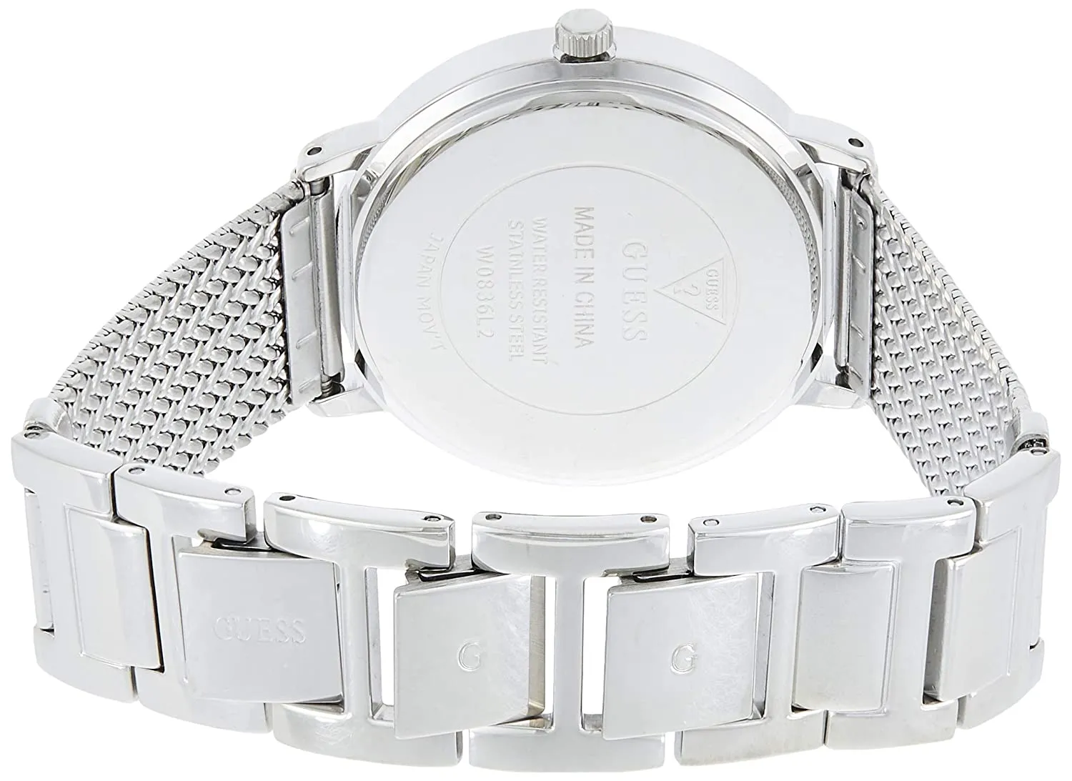 Guess Analog Silver Dial Women's Watch W0836L2