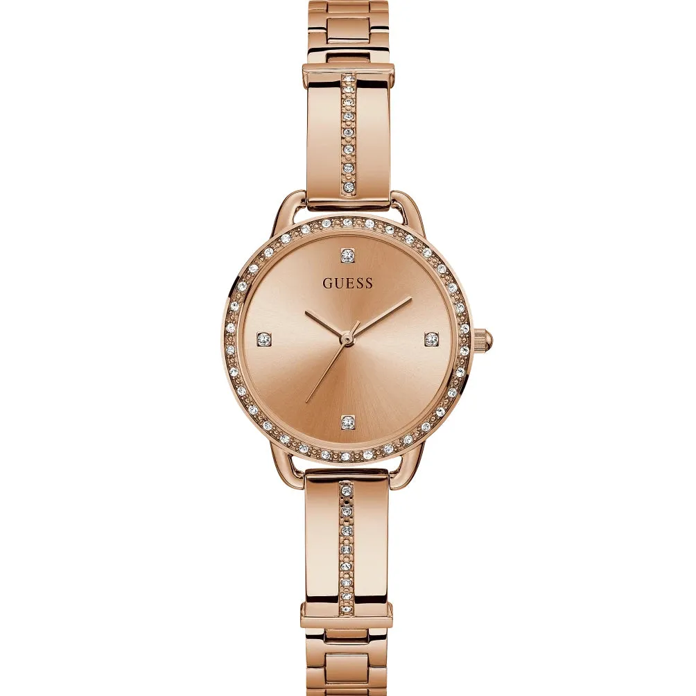 Guess Bellini Ladies Rose Gold Watch GW0022L3