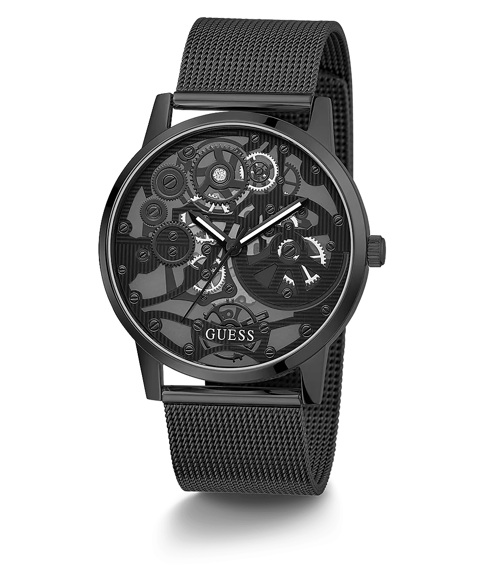 Guess Black Case Mesh Strap Men's Watch GW0538G3