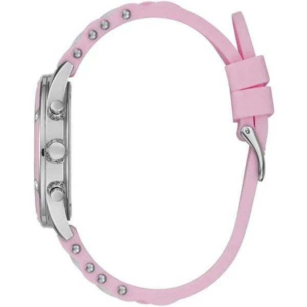 Guess Breeze Pink Silicone Band Women's Watch W1234L2