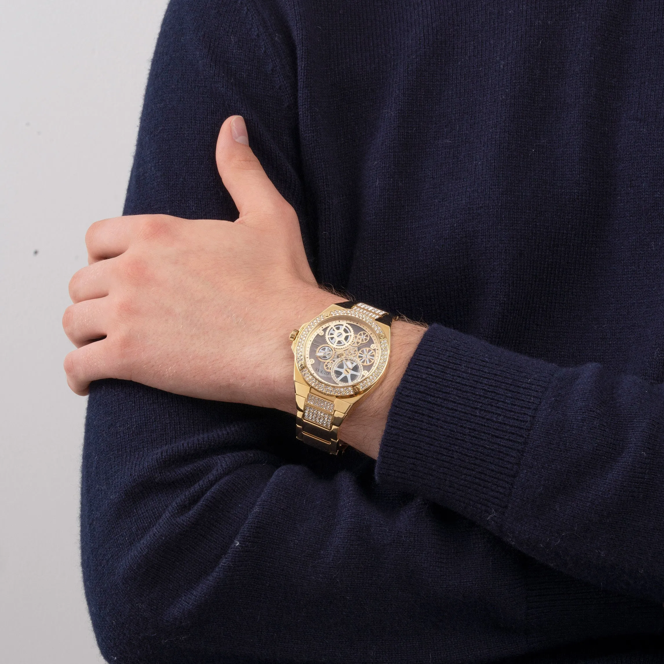 Guess GW0323G2 Men's Big Reveal Gold Watch