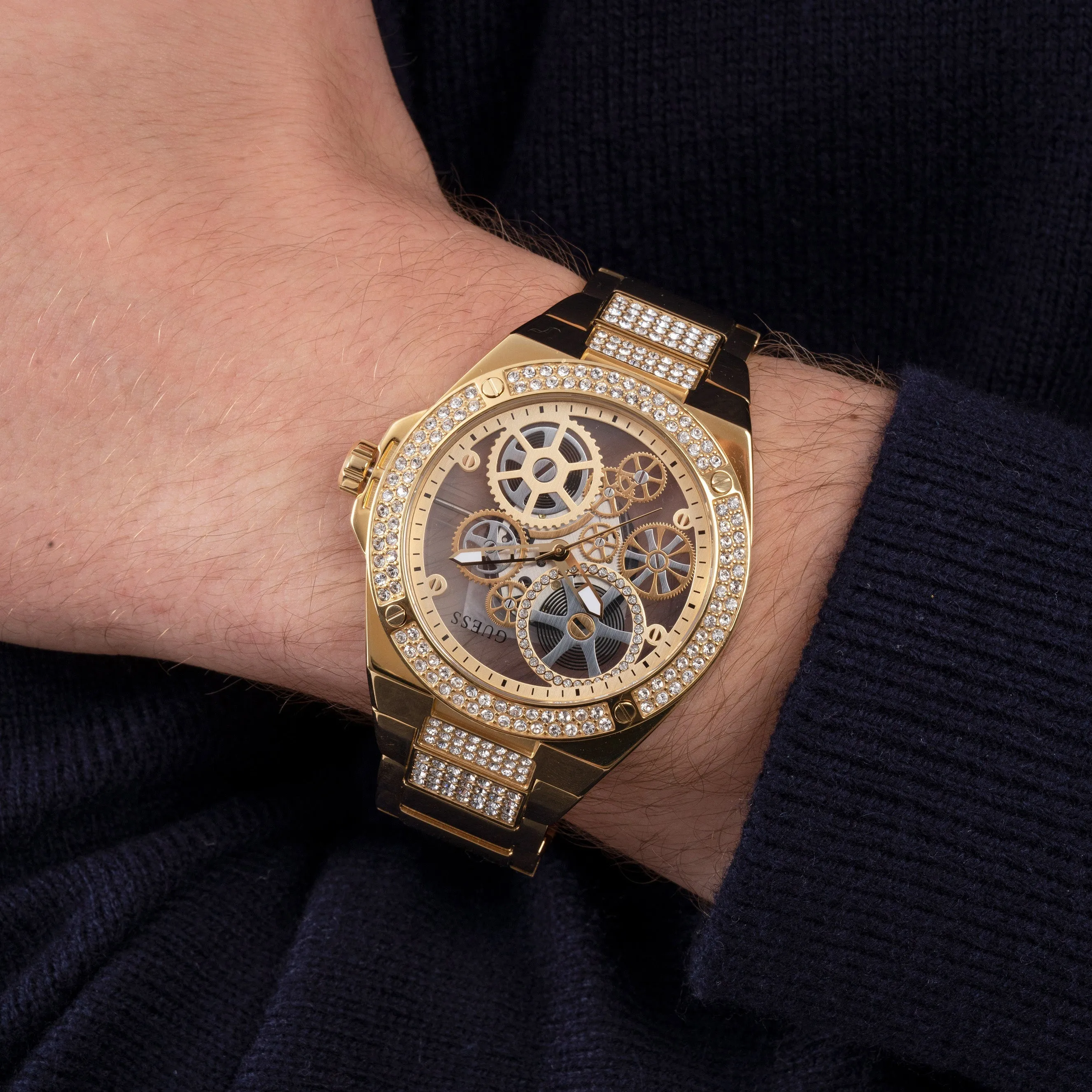 Guess GW0323G2 Men's Big Reveal Gold Watch
