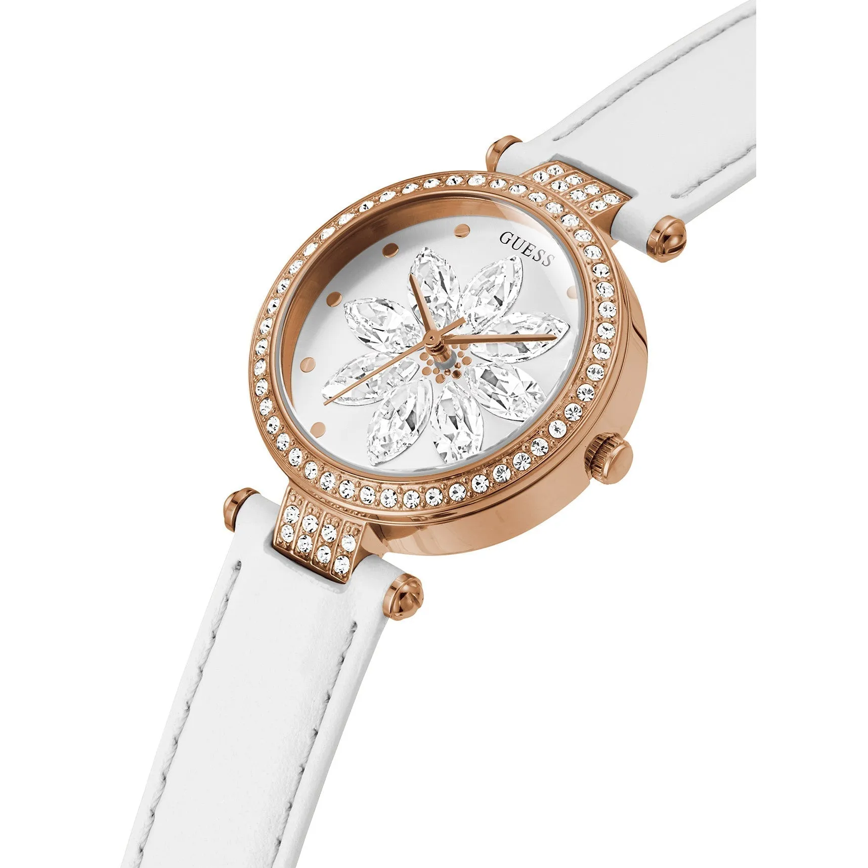Guess GW0382L3 Ladies Full Bloom White Watch