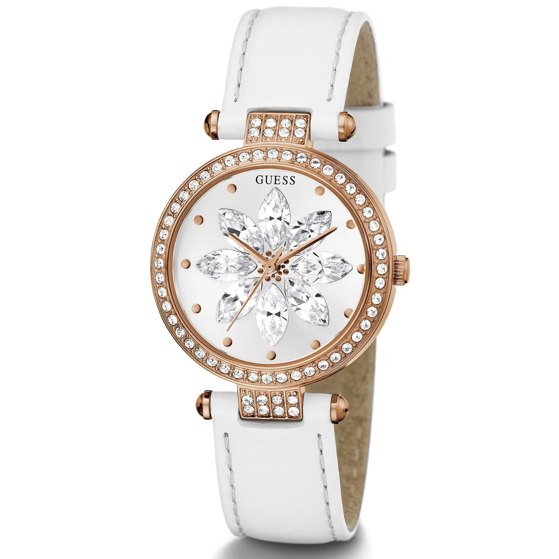 Guess GW0382L3 Ladies Full Bloom White Watch