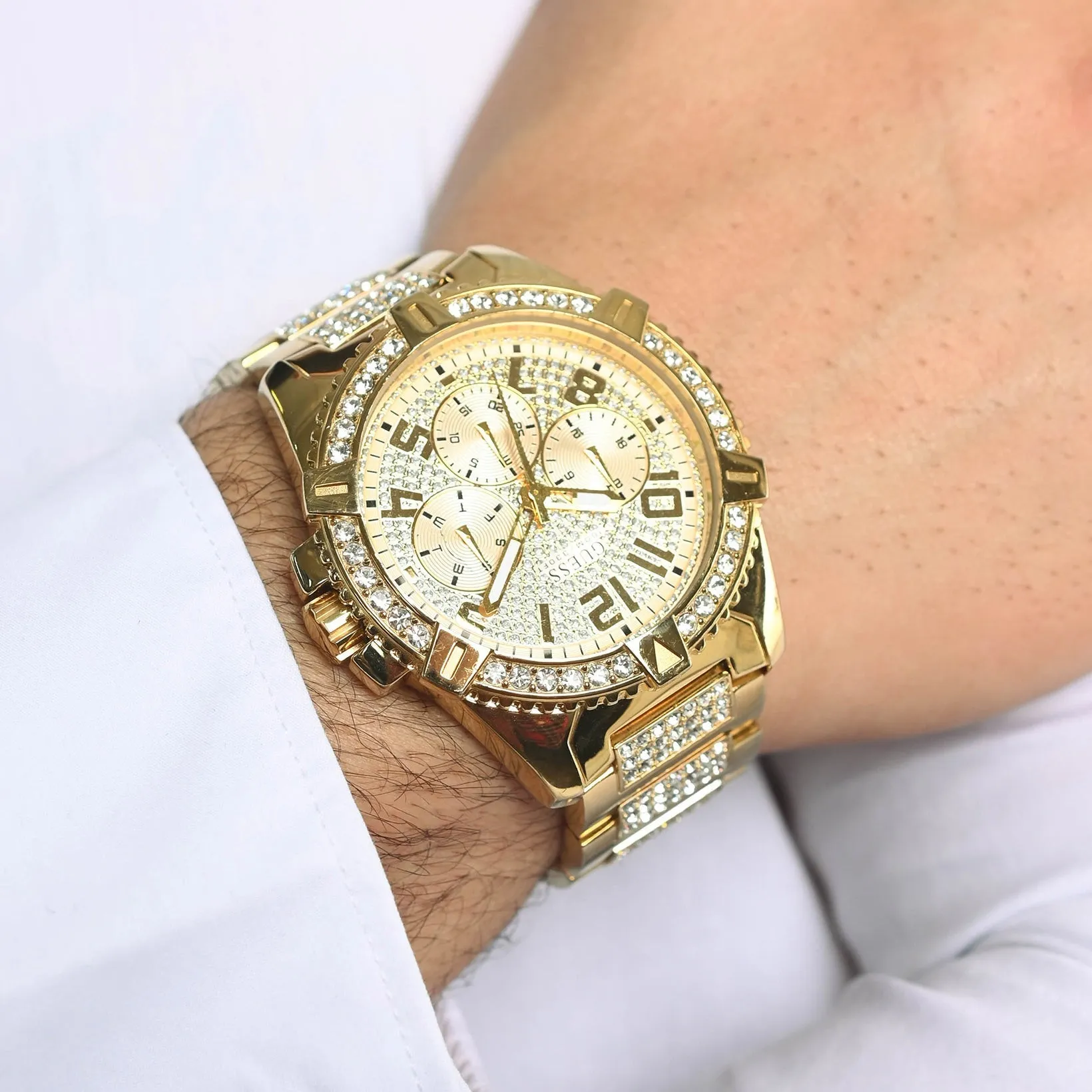 Guess W0799G2 Men's Frontier Gold Watch