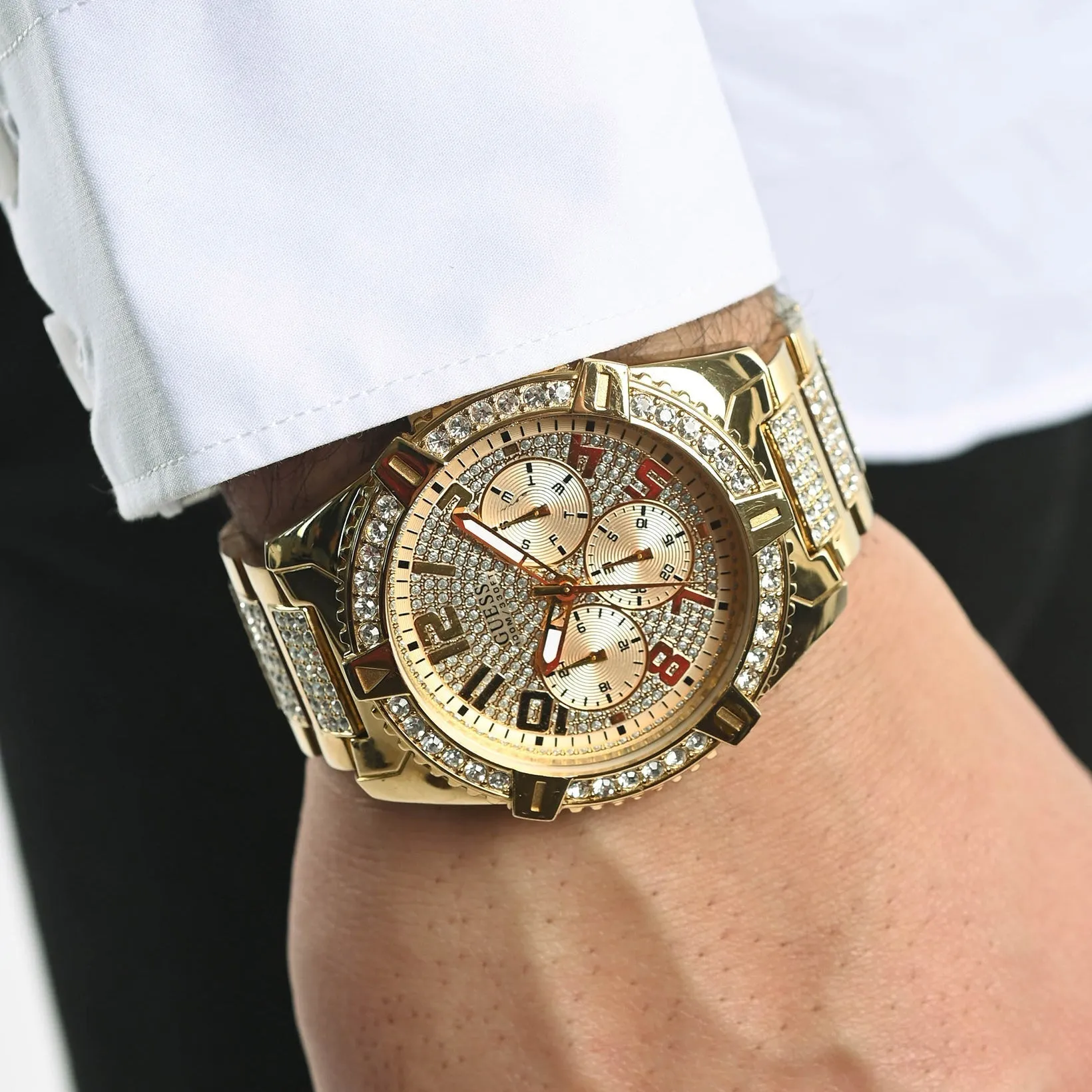 Guess W0799G2 Men's Frontier Gold Watch