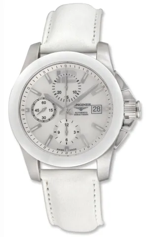 Longines Conquest Automatic Chronograph Steel & Ceramic Mens Watch Date L3.661.4.86.0