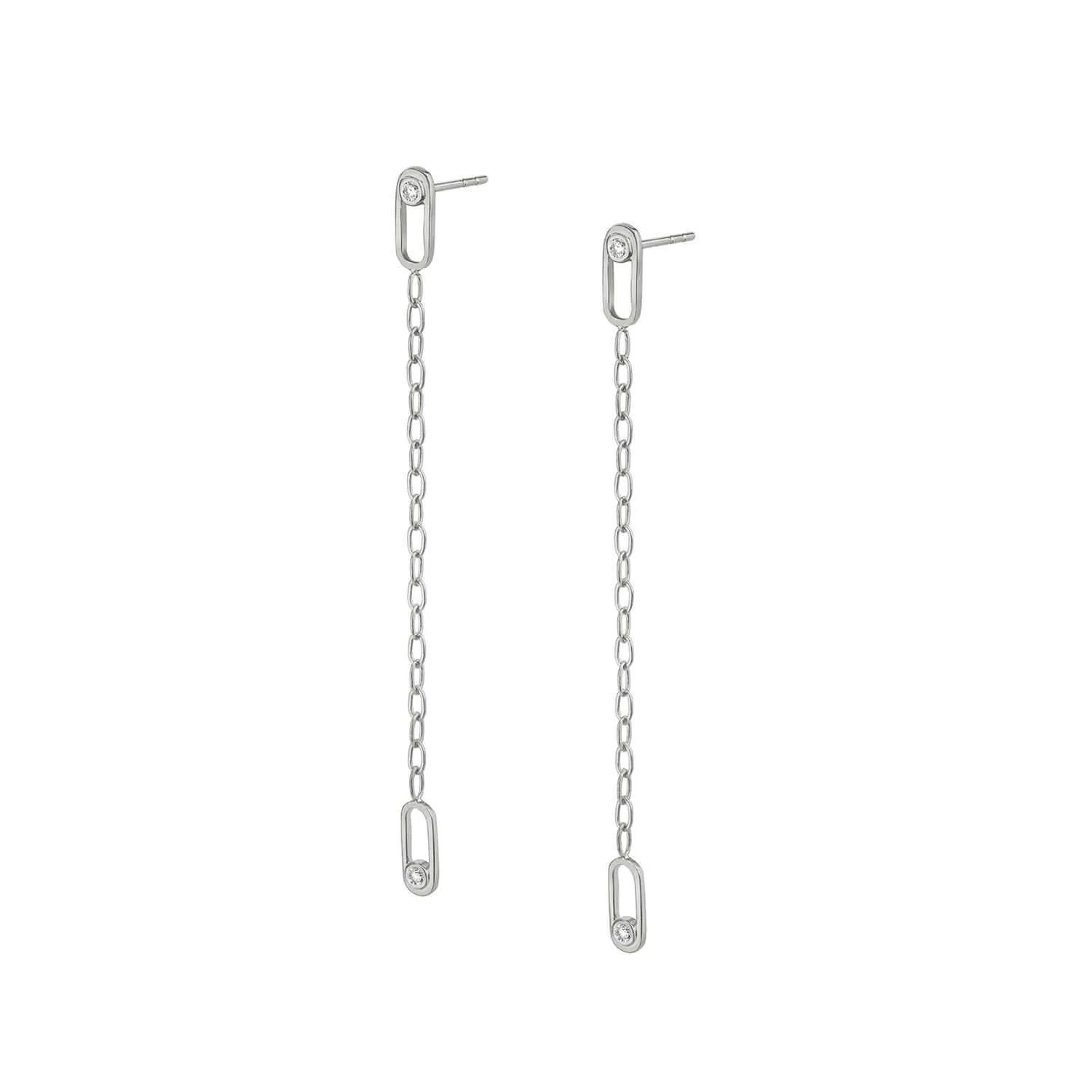 Michael M. 14k Gold Link Streamlined Earrings