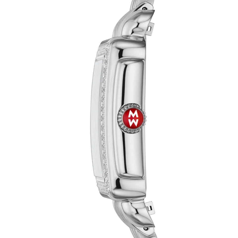 Michele Deco Madison Mid Stainless Diamond Watch