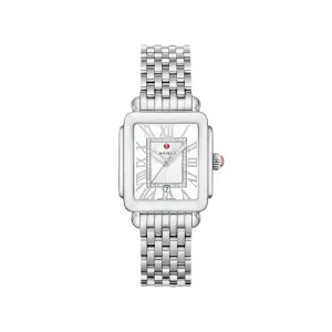 Michele Deco Madison Mid Stainless Steel Diamond Dial Watch