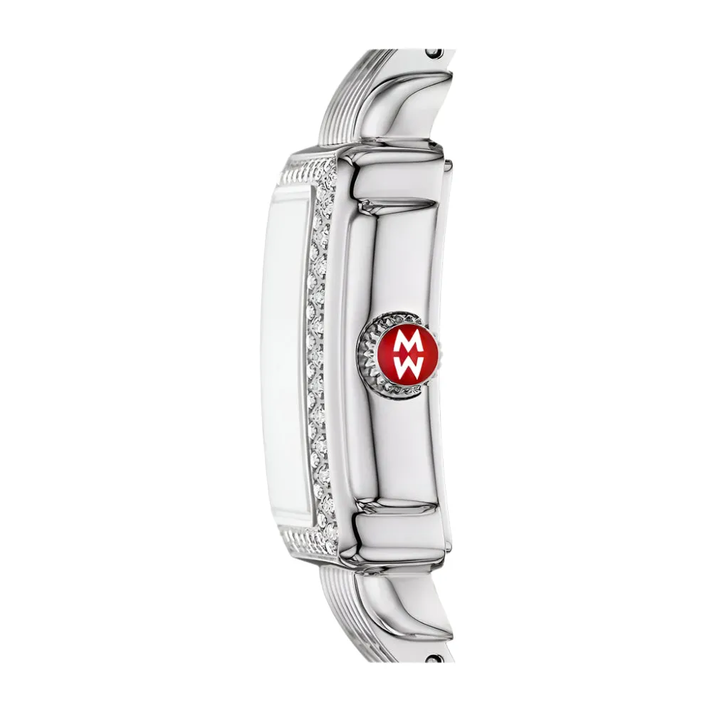 Michele Deco Madison Mini Diamond Stainless Steel Watch