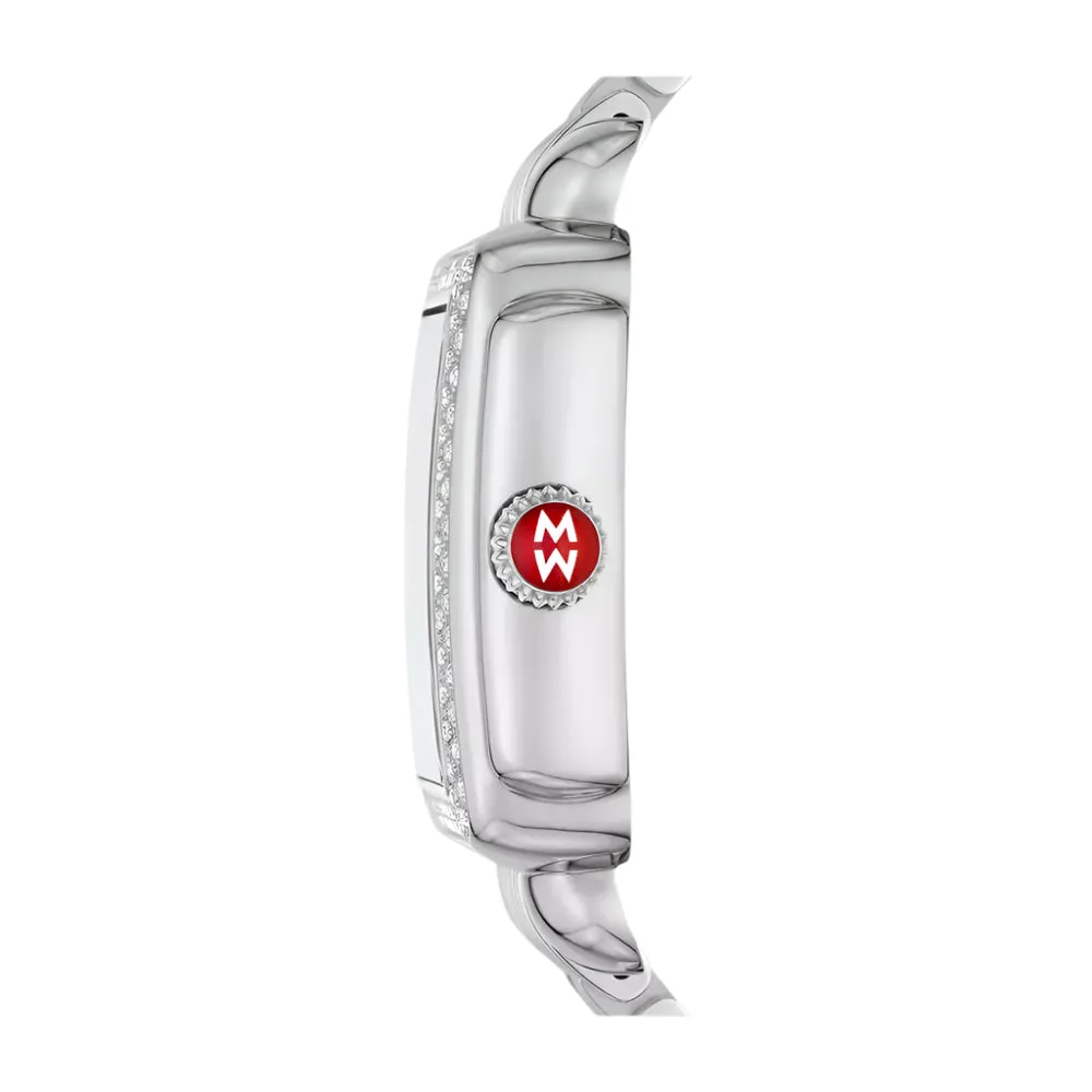 Michele Deco Madison Stainless Diamond Watch