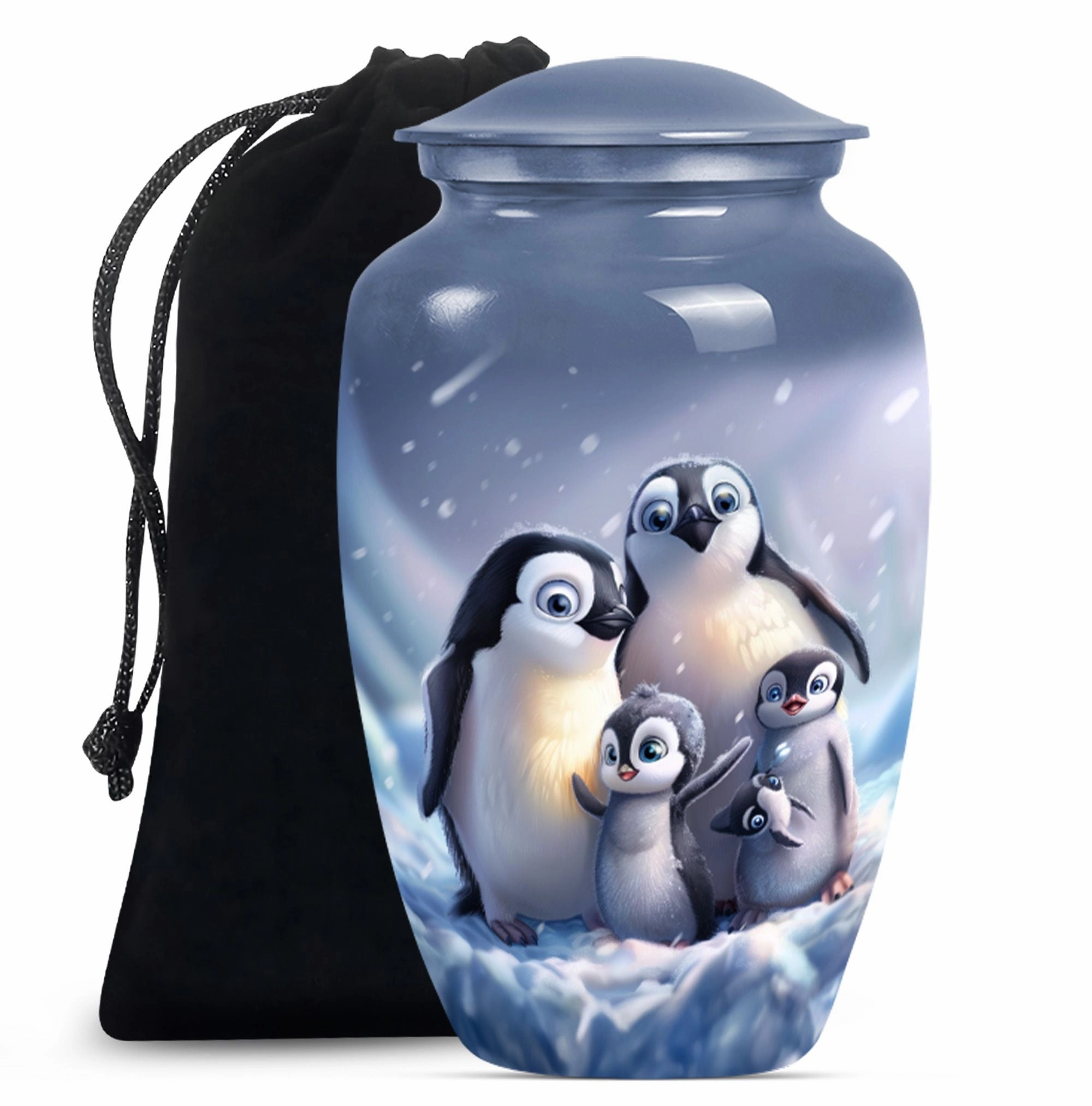 Penguin Urn: Gentleman's Cadence - Urn For Cremated Human Ashes