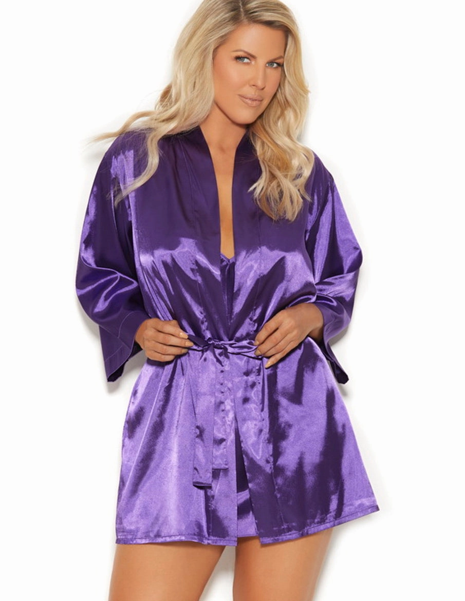 Pretty Purple Satin Nightie