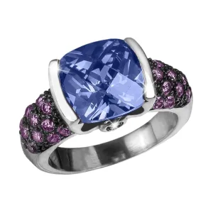 Rainforest Rhodium Ring