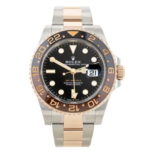Rolex GMT Master II Root Beer Stainless Steel Rose Gold 40mm 126711CHNR Full Set