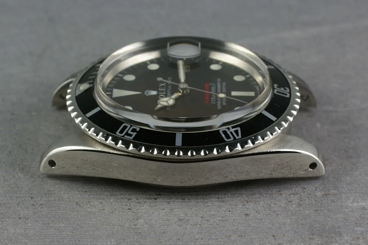 Rolex Red Submariner Ref: 1680 Meters First Mark 2 BROWN with papers