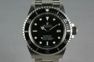 Rolex Sea Dweller 16600 with Box and Guarantee Paper