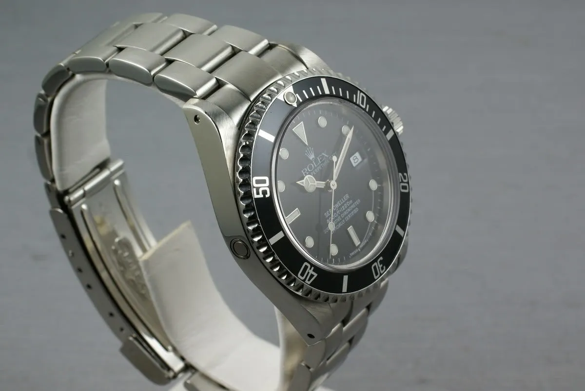 Rolex Sea Dweller 16600 with Box and Guarantee Paper