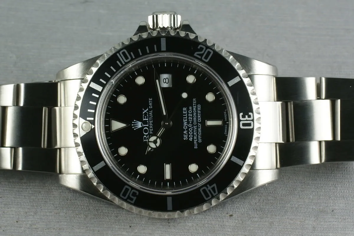 Rolex Sea Dweller 16600 with Box and Guarantee Paper